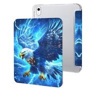 Ea-gles Braving Thunders Cute Tablet Case with Pencil Holder Unisex Slim Hard Protective Cover Compatible with iPad 9th/ 8th/ 7th