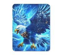 Ea-gles Braving Thunders Fashion Gaming Mouse Pad Rubber Base Non-Slip Square Mousepad Office Home 20 * 25cm