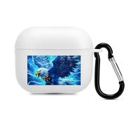 Ea-gles Braving Thunders Trendy Bluetooth Earbuds Protector Colorful Wireless Earbud Case Covers Compatible with Airpods 3