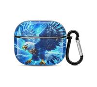 Ea-gles Braving Thunders Trendy Bluetooth Earbuds Protector Printed Wireless Earbud Case Covers Compatible with Airpods 3
