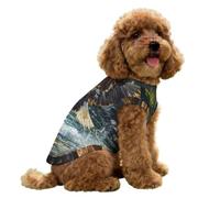 Ea-gles Catching Fish Soft Dog Vest Shirt Ice Silk Tank Top