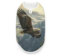 Ea-gles Cute Flying Mountain Dog Shirts Summer Pet Clothes Comfort T-Shirts Vest Sleeveless Tank Top for Cats Dogs L
