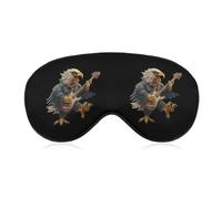 Ea-gles Guitar Sleep Mask Breathable Eye Masks | Adjustable,Soft,Light-blocking,for Men Women,Eye Masks,Sleeping Mask