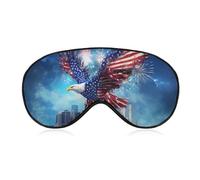 Ea-gles New York City Sleep Masks Breathable Eye Covers Adjustable Strap for Travel Home Office Use