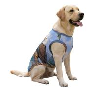 Ea-gles Perched on Branch Pet Vest for Large Ice Silk Tank Top Dog