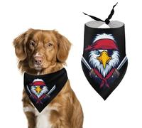 Ea-gles Pirates Pet Triangle Bandana Soft Puppy Scarfs Dog Cat Gifts for Small Medium Pets