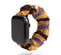 Ea-gles Soaring Over Ocean Sunset Scrunchies Watch Band Compatible with IWatch Stretchy Elastic Replacement Strap 38mm/40mm
