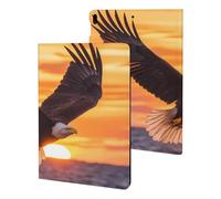 Ea-gles Soaring Over Ocean Sunset Slim Tablet Cases Compatible with iPad Series Without Pencil Holder Protective Cover Compatible with ipad Pro/ipad Air3(10.5in)