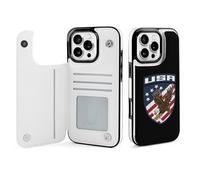 Ea-gles U.s. Flag Cell Phone Flip Case Compatible with iPhone 16/16 Plus/16 Pro/16 Pro Max/16 E/SE4 Soft Protective Shell