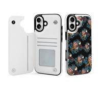 Ea-gles U.S. Flag Phone Case Compatible with iPhone 16/16 Plus/16 Pro/16 Pro Max/ 16 E/16 SE4 Flip Protective Cover with Card Holder