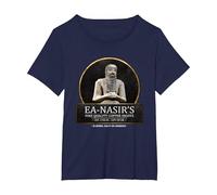 Ea Nasir's Copper Ingots Funny Bronze Age History Meme T-Shirt, Women's Plus, Navy Blue, 4X