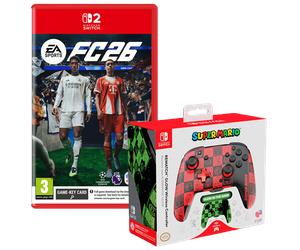 EA Sports FC 26 with PDP Wireless Deluxe Controller GLOW Super Icons (Switch 2)
