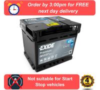 EA472 Exide Premium Car Battery W063TE 063 Type Vauxhall Astra J 1.6 115 MK 6
