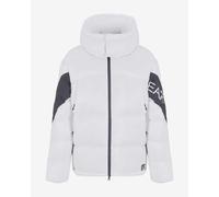 EA7 Athletic Stripe Logo Hoodie white black - S