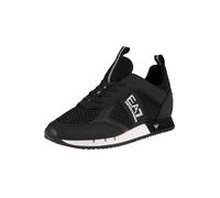 EA7 B&W Mesh Run Trainers UK 7 Black White