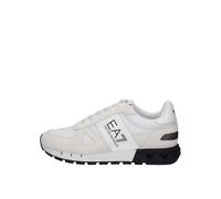 EA7 B&W Mesh Run Trainers UK 8 White