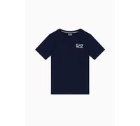 EA7 Boys Core Identity Cotton T-Shirt 10 Navy