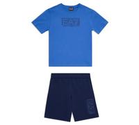 EA7 Boys Visibility T-Shirt & Shorts Set Size: UK 8, Colour: Blue