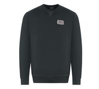 EA7 Branded Patch Logo Black Sweatershirt