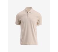 EA7 Classic Logo Slim Short Sleeve Polo Shirt Beige - XL