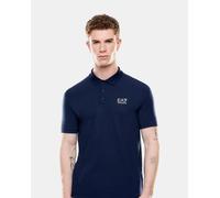 EA7 Contrast Logo Polo shirt short sleeve navy blue - M