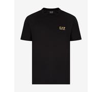 EA7 Men's Chest Logo T-Shirt, Black/White, S