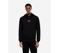 EA7 Core Identity Logo Hoodie Pure Black - S