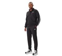 EA7 Emporio Armani 7 Lines Tracksuit in ASV Recycled Technical Fabric, Black, L