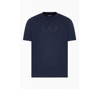 EA7 | Emporio Armani 7M000224 AF10375 3D Rubber Chest Logo Half Sleeve T-Shirt