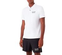 EA7 Logo-Print Piqué Polo Shirt - XXL