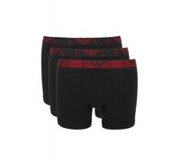 Emporio Armani Men's 3 Pack Stretch Cotton Boxer Briefs, Black