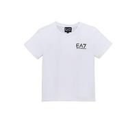 EA7 Emporio Armani Boys Short Sleeve Logo T-Shirt, White, Size 12 Years White