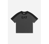 EA7 Emporio Armani Boys Train Athletic Colourblock T-Shirt in Grey - Grey - 8 Yrs