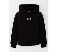 EA7 Emporio Armani Boys Train Core Id Hoodie, Black, Size 10 Years Black