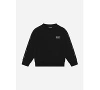 EA7 Emporio Armani Boys Train Logo Tape Sweatshirt in Black - Black - 16 Yrs