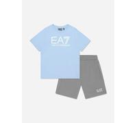 EA7 Emporio Armani Boys Train Visibility Short Set in Blue - Blue - 12 Yrs