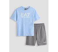 Ea7 Emporio Armani 7b000302_af10375 Short Sleeve Set Blue 8 Years Boy