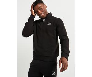 EA7 Emporio Armani Core Id 1/4 Zip Sweat, Black, Size 2Xl, Men Black