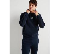 EA7 Emporio Armani Core Id Centre Logo Hoodie, Dark Blue, Size 3Xl, Men Dark Blue
