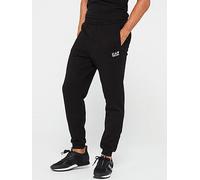 EA7 Emporio Armani Core Id Cuff Joggers, Black, Size S, Men Black