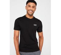 EA7 Emporio Armani Core Id Left Chest Logo T-Shirt, Black, Size Xl, Men Black