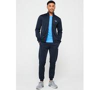 EA7 Emporio Armani Core Id Poly Zip Tracksuit, Dark Blue, Size 2Xl, Men Dark Blue