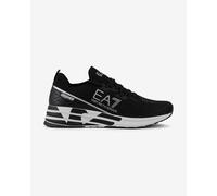 EA7 Emporio Armani Crusher Distance Knit Shoes Black White - 38