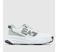 EA7 Emporio Armani Crusher Distance Sonic Trail Trainers in White & grey UK 10 (EU 44?)