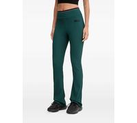 Ea7 Emporio Armani elastic-waist logo-patch trousers - Green XS-S