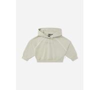 EA7 Emporio Armani Girls Logo Hoodie in Beige - Beige - 4 Yrs