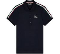 Ea7 Emporio Armani Italian Spirit Short Sleeve Polo Blue XS Woman