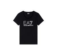 Ea7 Emporio Armani logo-embellished T-shirt - Black XS-S-M