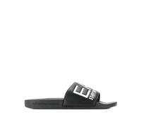 Ea7 Emporio Armani logo-embossed slides - Black 4