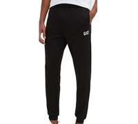 EA7 Emporio Armani Logo Series Cotton Blend Joggers Black (UK, Alpha, M, Regular, Regular, Black)